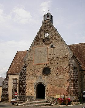 L'église Saint-Cyr.