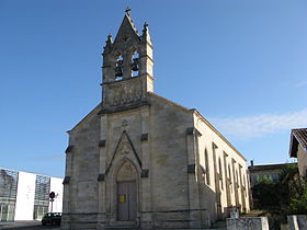L'église du village de Caychac