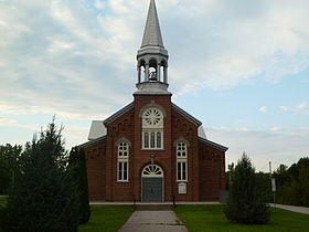 Église de Saint-Bernard,seul élément distinctif de la municipalité