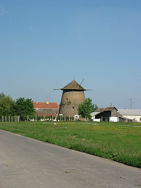 Un moulin à vent à Čurug