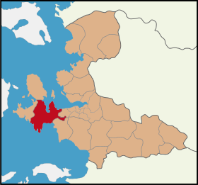 Le district d'Urla dans la province d'İzmir