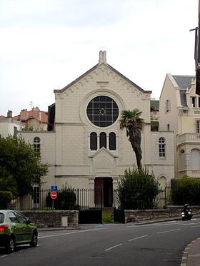 La synagogue de Biarritz