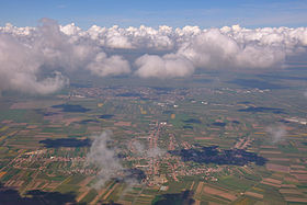 Vue aérienne de Krnješevci