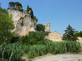 Le site du village et l'église