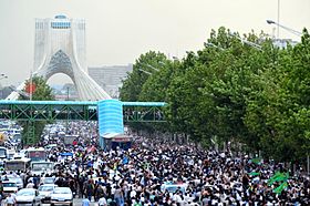 Image illustrative de l'article Protestations postélectorales iraniennes de 2009
