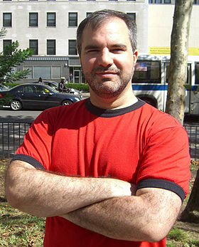 Peter V. Brett en septembre 2009 au festival du livre de Brooklyn.
