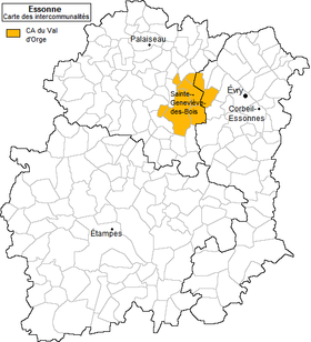 Situation de l’intercommunalité en Essonne