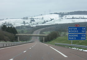 Photographie de la route A 38 : L'autoroute A38