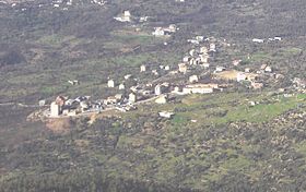 Vue générale d'Iguersafène, chef-lieu de la commune