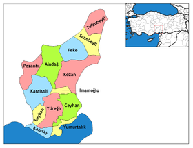 Districts de la province de Adana