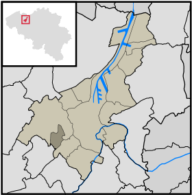 Localisation d'Afsnee au sein de Gand