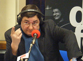 Alain Bedouet animant Le téléphone sonne en direct de l'Institut d'études politiques de Toulouse le 5 mars 2008.