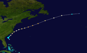 trajectoire de l'ouragan Alex