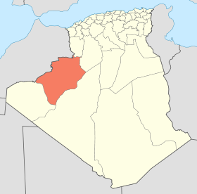 Localisation de la Wilaya de Béchar
