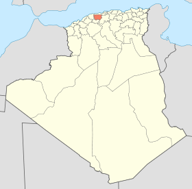 Localisation de la Wilaya d'Aïn-Defla