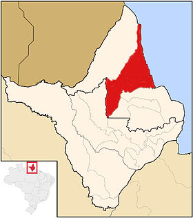 Localisation de Calçoene sur une carte
