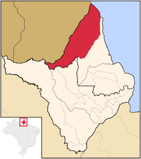 Localisation de Oiapoque sur une carte