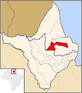 Localisation de Pracuúba sur une carte