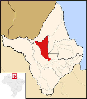 Localisation de Serra do Navio sur une carte