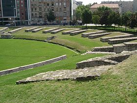 L'amphithéâtre de Nagyszombat utca.
