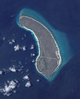 Image satellite de l'île de l'Assomption.
