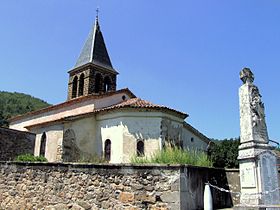 L'église Saint-Roch et le monument aux morts