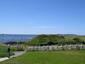 Site reconstitué de la colonisation des Vikings à L’Anse-aux-Meadows