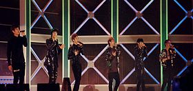 BEAST performing at Lotte Giant 2010 Special Concert.jpg