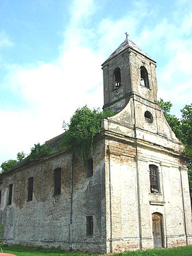 L'église catholique Sainte-Anne à Bačko Novo Selo
