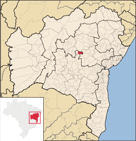 Localisation de Utinga sur une carte