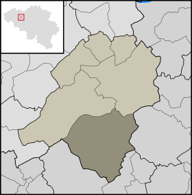Localisation de Balegem au sein d'Oosterzele