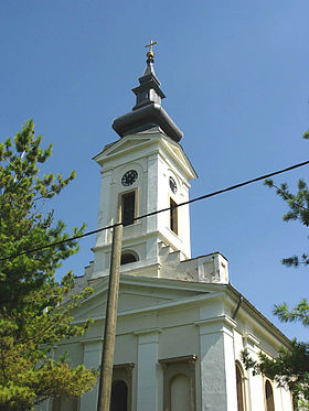 L'église orthodoxe serbe de Banatski Brestovac