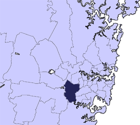 Localisation de Bankstown