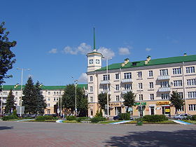 Place Lénine à Baranavitchy