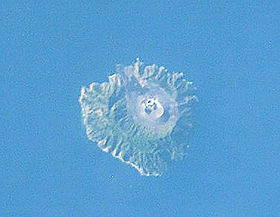 Image satellite de l'île Barren.