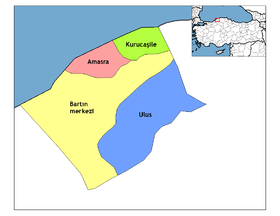Districts de la province de Bartın