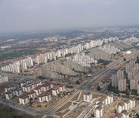 Le quartier des Bloks à Novi Beograd