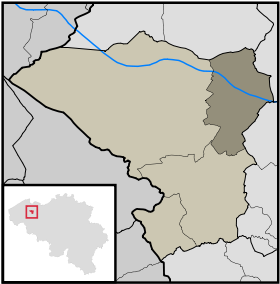 La localité de Bellem dans la communed'Aalter.