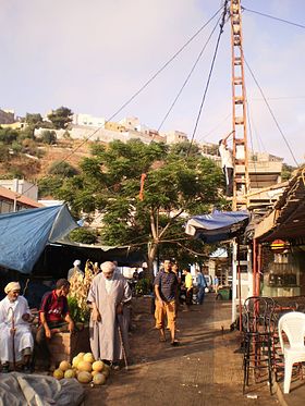 Vue du marché de Béni Saf