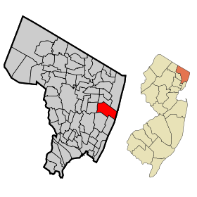 Bergen County New Jersey Incorporated and Unincorporated areas Tenafly Highlighted.svg