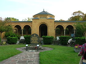 Bâtiment à l'entrée