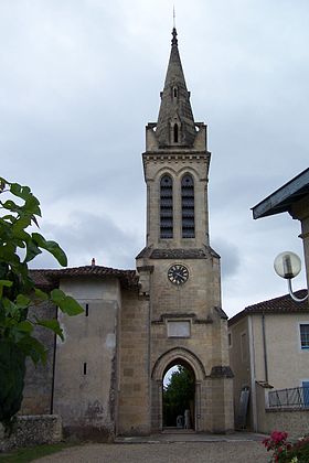 Le porche et le clocher (juil. 2011)