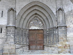 Portail central de l'église Saint-Loup