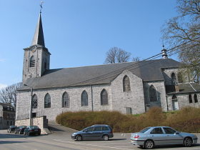 Bioul, l'église Saint-Barthélemy.