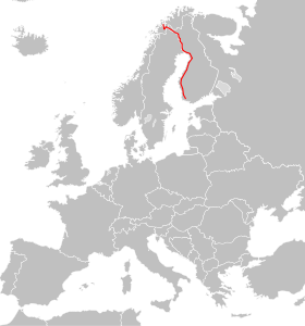 Itinéraire de la route européenne 8