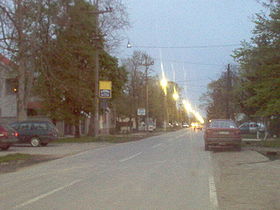 La rue principale de Boljevci