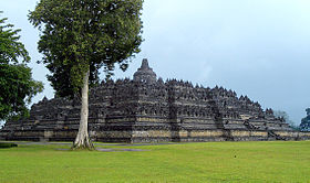 Vue du site de Borobudur en 2007