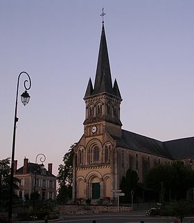 Vue du bourg de Saint-Cénéré