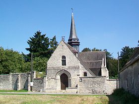 L'église Saint-Pierre, façade occidentale.