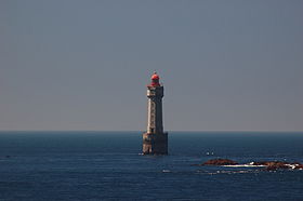 Le phare vu depuis Ouessant